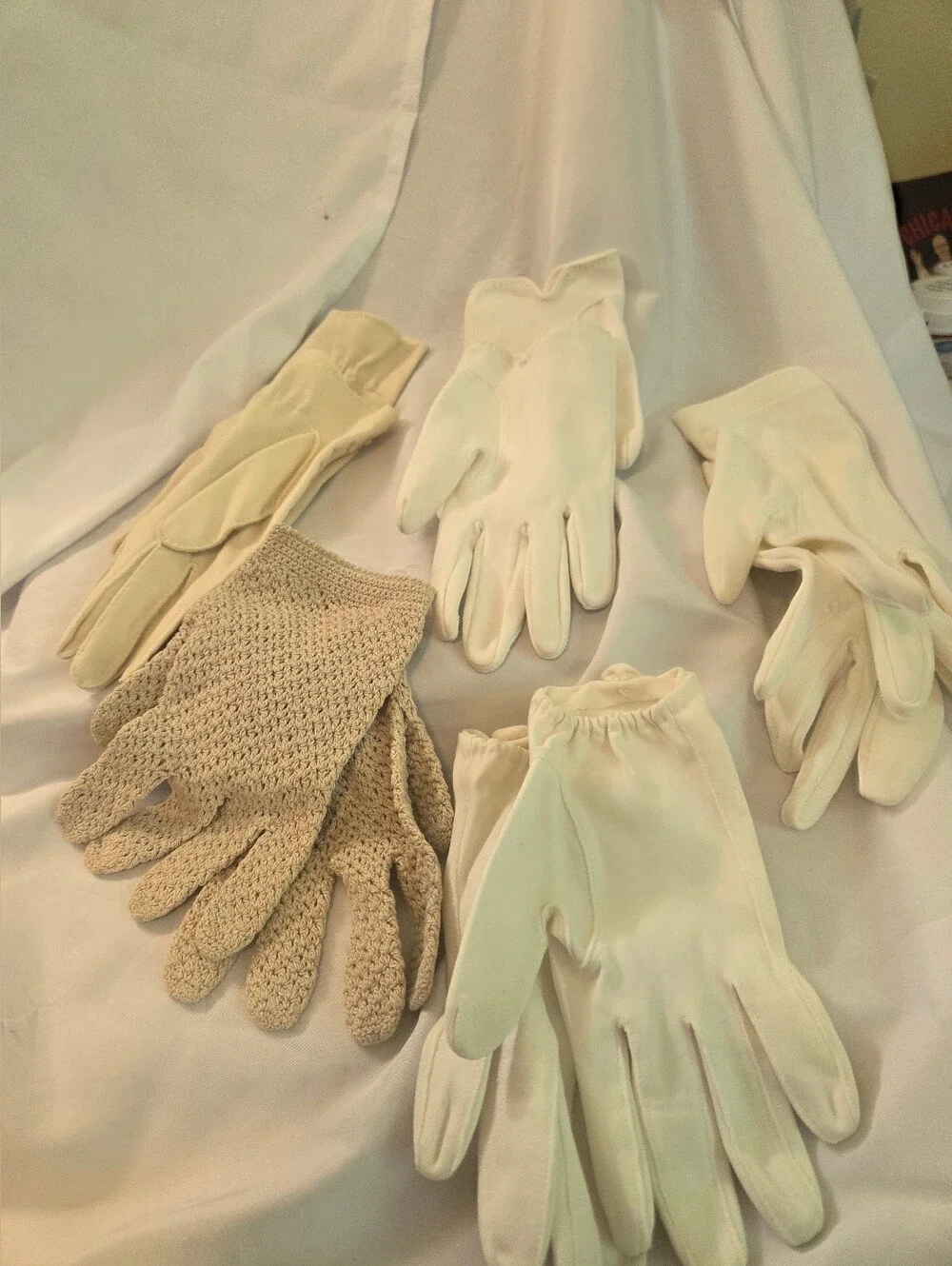 Vintage Bundle Of 5 Pairs Of 6.5 Womens Gloves